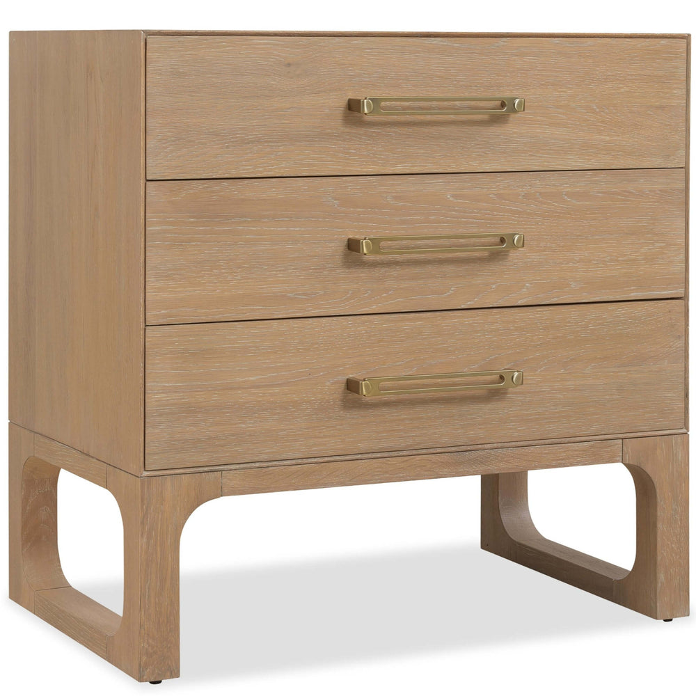 Banyon Bay 3 Drawer Nightstand, Desert Oak