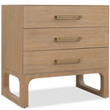 Banyon Bay 3 Drawer Nightstand, Desert Oak