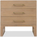 Banyon Bay 3 Drawer Nightstand, Desert Oak