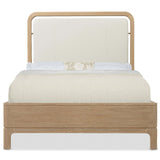 Banyon Bay Leather Panel Bed, Sunbleached