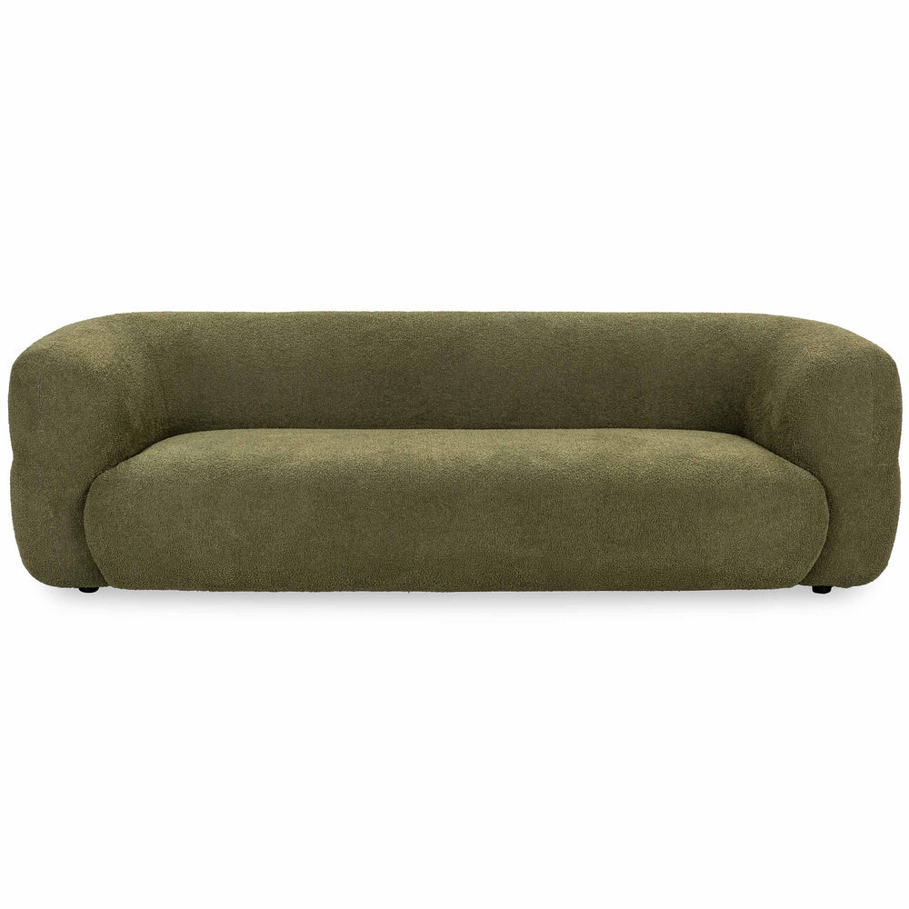 Faris Sofa, Dark Olive-Furniture - Sofas-High Fashion Home