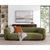 Faris Sofa, Dark Olive-Furniture - Sofas-High Fashion Home