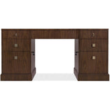 Archives Executive Desk, Walnut-Furniture - Office-High Fashion Home