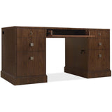 Archives Executive Desk, Walnut-Furniture - Office-High Fashion Home