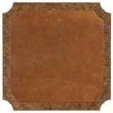 Archives Game Table, Mottled Amber-Furniture - Accent Tables-High Fashion Home