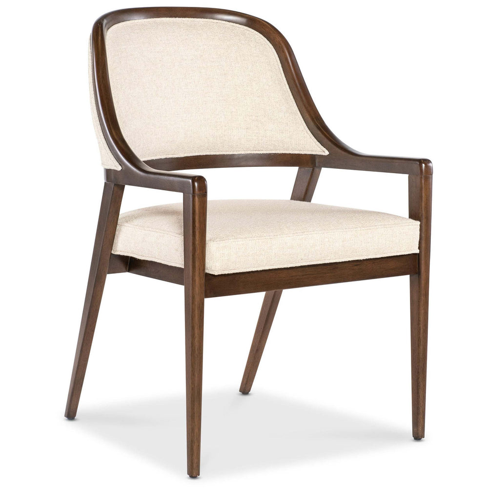 Archives Upholstered Arm Chair, Curate Wheat, Set of 2-Furniture - Chairs-High Fashion Home