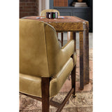 Archives Leather Game Chair, Dark Blond-Furniture - Chairs-High Fashion Home