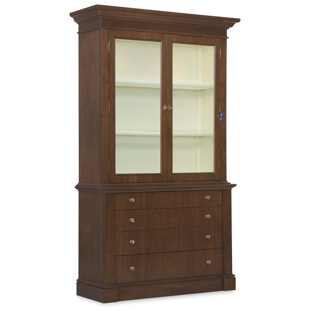 Archives Display Cabinet, Walnut-Furniture - Storage-High Fashion Home