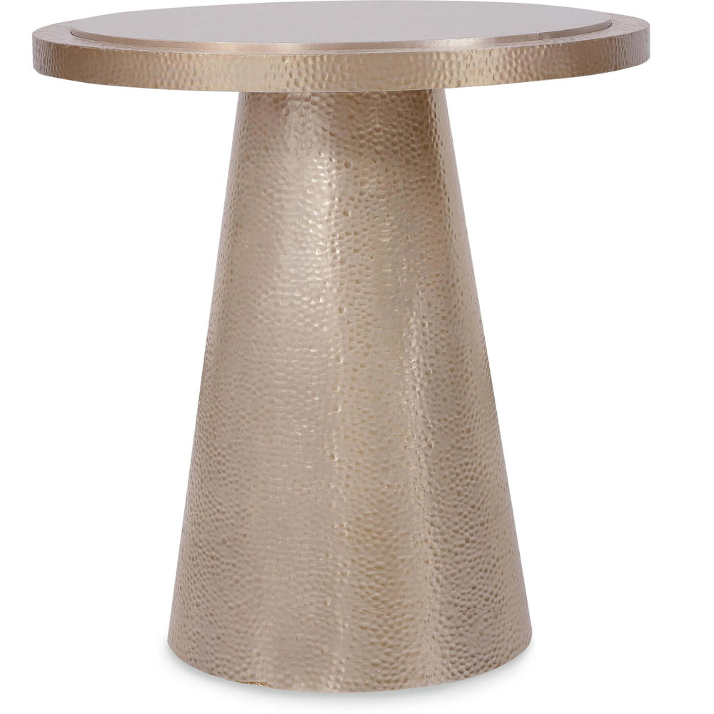 Archives Spot Table, Satin Brass