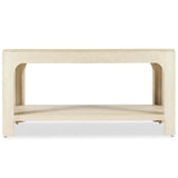 Archives Raffia Rectangular Cocktail Table, Flax