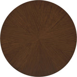 Archives Round End Table, Classic Walnut