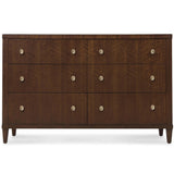 Archives 6 Drawer Dresser, Classic Walnut