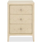 Archives Small Nightstand, Alabaster