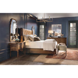 Archives Two-Drawer Nightstand, Walnut-Furniture - Bedroom-High Fashion Home