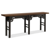 Archives Console Table, Walnut-Furniture - Accent Tables-High Fashion Home
