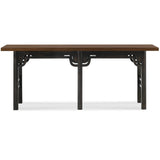 Archives Console Table, Walnut-Furniture - Accent Tables-High Fashion Home