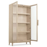 Westwood Display Cabinet, Limestone-Furniture - Storage-High Fashion Home
