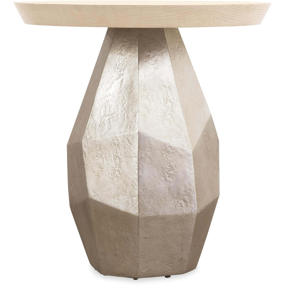 Westwood Accent Table, Polished Limestone