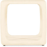 Westwood End Table, Textured Alabaster