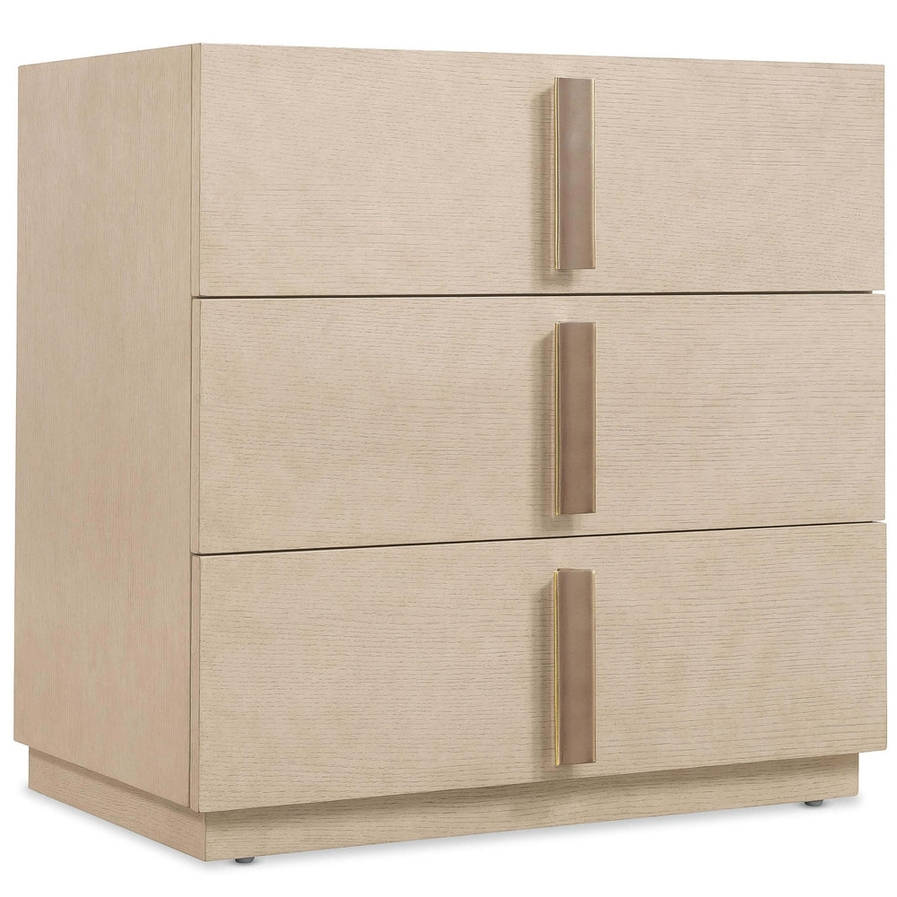 Westwood Nightstand, Polished Limestone