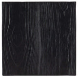 Linville Falls Shou Sugi Ban End Table, Black-Furniture - Accent Tables-High Fashion Home