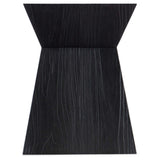 Linville Falls Shou Sugi Ban End Table, Black-Furniture - Accent Tables-High Fashion Home