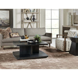 Linville Falls Shou Sugi Ban End Table, Black-Furniture - Accent Tables-High Fashion Home