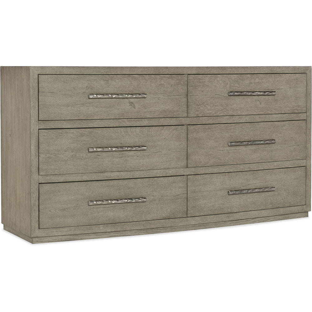 Linville Falls Chimney Gap Six Drawer Dresser-Furniture - Storage-High Fashion Home
