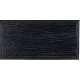 Linville Falls Shou Sugi Ban 2 Drawer Nightstand, Shadow-Furniture - Bedroom-High Fashion Home