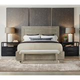 Linville Falls Shou Sugi Ban 2 Drawer Nightstand, Shadow-Furniture - Bedroom-High Fashion Home