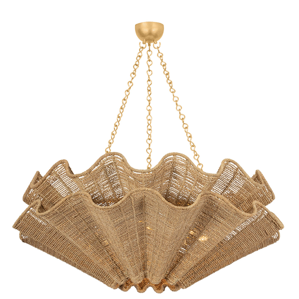 Hayworth Chandelier, Vintage Gold Leaf