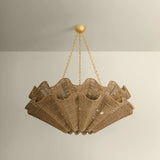 Hayworth Chandelier, Vintage Gold Leaf