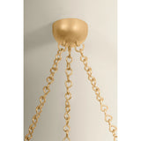 Hayworth Chandelier, Vintage Gold Leaf