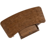 Romano Writing Desk, Golden Brown-Furniture - Office-High Fashion Home