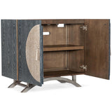 Nolita Two Door Cabinet, Charcoal-Furniture - Storage-High Fashion Home