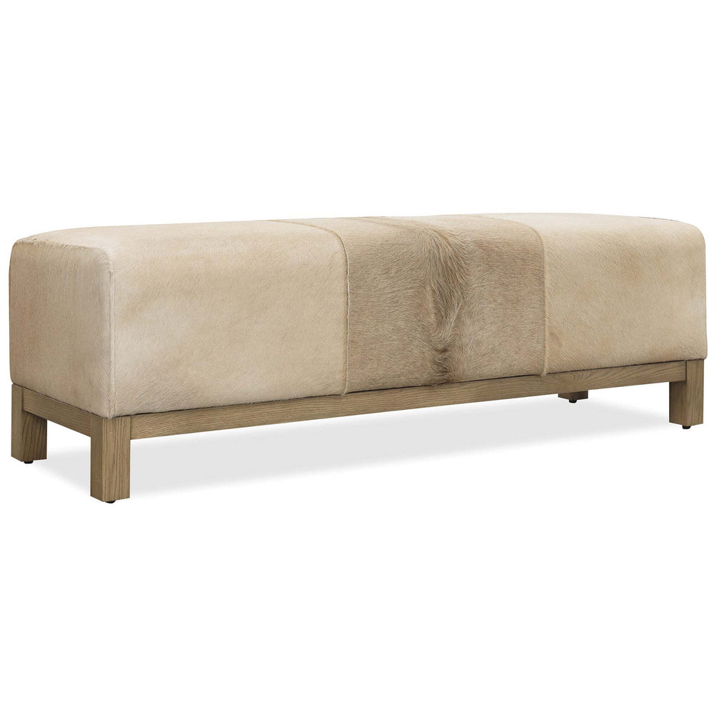 Holy Cow Bench, Beige-Furniture - Benches-High Fashion Home