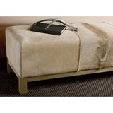 Holy Cow Bench, Beige-Furniture - Benches-High Fashion Home