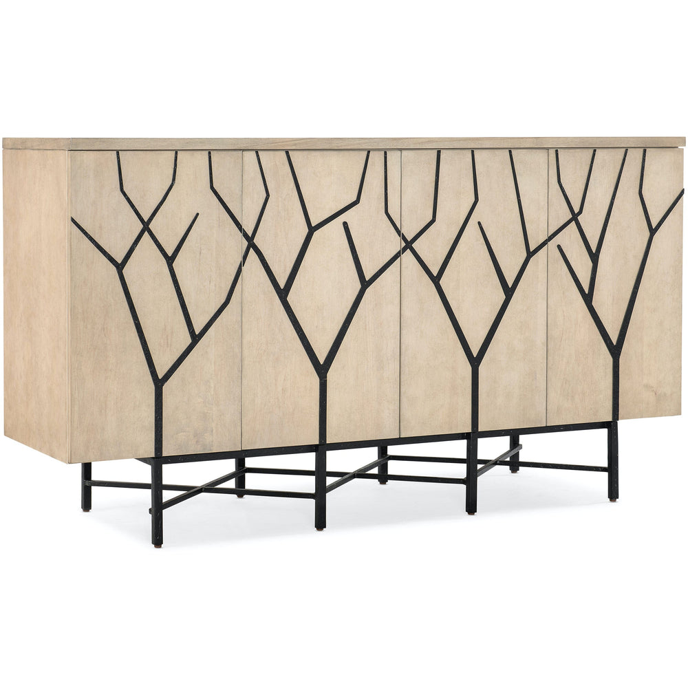 Branched Entertainment Credenza-Furniture - Storage-High Fashion Home