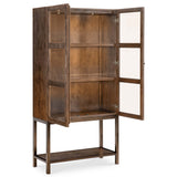 Mulholland Display Cabinet, Golden Brown-Furniture - Storage-High Fashion Home