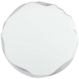 Alabaster End Table, White-Furniture - Accent Tables-High Fashion Home