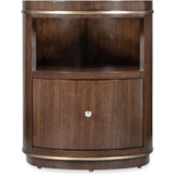 Contours Side Table, Dark Walnut