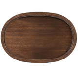 Contours Side Table, Dark Walnut