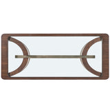 Contours Cocktail Table, Dark Walnut