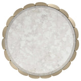Time Flies End Table, Champagne Silver-Furniture - Accent Tables-High Fashion Home