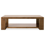 Mulholland Rectangle Cocktail Table, Golden Brown-Furniture - Accent Tables-High Fashion Home