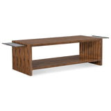 Rivington Cocktail Table, Warm Medium Wood