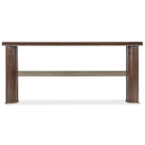 Contours Console Table, Dark Walnut
