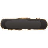 Even and Flow Console Table, Black-Furniture - Accent Tables-High Fashion Home