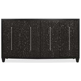 Midnight Credenza, Black/White-Furniture - Storage-High Fashion Home