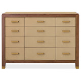 Zurich Accent Drawer Chest, Walnut-Furniture - Bedroom-High Fashion Home